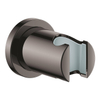 Grohe Rainshower Handdouchehouder - niet verstelbaar - ronde rozet - hard graphite (antraciet) SW98892