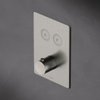 Hotbath Cobber Afbouwdeel inbouwthermostaat - met 2 pushbuttons - geborsteld nikkel (RVS) SW229972