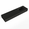 MONDIAZ LEX Opbouwwastafel 110x30x12cm 0 kraangaten wasbak rechts Solid Surface Urban mat SW476379 MONDIAZ LEX Opbouwwastafel 110x30x12cm 0 kraangaten wasbak rechts Solid Surface Urban mat SW476379