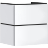 Hansgrohe Xilesa E Meuble sous-vasque - 58x47cm - 2 tiroirs - blanc mat SW1406584