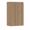 HR meubles de salle de bain Qubic meuble lave-mains - 40x21.8x62cm - façade 3D - 1 porte - ouvrant vers la droite - sans poignée - charleston SW758483