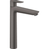 Hansgrohe Talis e 1-gr wastafelmkr 240 zo/afvoer brushed black chr SW528827