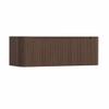 H&R Badmeubelen Juice Meuble sous-vasque - 120x45x40cm - angles arrondis - 2 tiroirs - poignée intégrée - coffee SW1489743