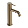 Hansgrohe Tecturis S - wastafelkraan - 1-gats - 110 coolstart pop up m. vaste uitloopvoorsprong 11.6cm - brushed bronze SW1126671