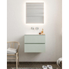 MONDIAZ VICA 60cm badmeubel greey 2 lades wastafel cloud midden zonder kraangat SW410805 MONDIAZ VICA 60cm badmeubel greey 2 lades wastafel cloud midden zonder kraangat SW410805