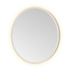 Hotbath &MORE Spiegel in aluminium frame / round - diameter 40cm - inclusief indirect LED - color changing - dimbaar - dottless - met afstandsbediening - geborsteld RVS 316 SW1245861