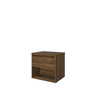 Proline top ensemble de meubles bas 60x46x55.2cm meuble avec étagère chêne cabana et plaque de recouvrement chêne cabana SW350438