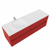 MONDIAZ VICA 150cm badmeubel fire 4 lades wastafel cloud links met 1 kraangat SW410678 MONDIAZ VICA 150cm badmeubel fire 4 lades wastafel cloud links met 1 kraangat SW410678
