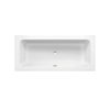 Bette One baignoire en tôle d"acier rectangulaire 170x70x42cm blanc mat 0371813