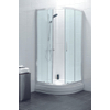 Saniscape Enjoy douchecabine 90x90x190cm kwartrond schuifdeuren chroom profiel en helder glas HA1139962 Saniscape Enjoy douchecabine 90x90x190cm kwartrond schuifdeuren chroom profiel en helder glas HA1139962