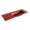 Mondiaz BIG small Fire solid surface inbouw wastafel 120cm rechts SW429839 Mondiaz BIG small Fire solid surface inbouw wastafel 120cm rechts SW429839