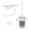 Hansgrohe Addstoris Toiletaccessoireset - driedelig - mat wit SW1079987