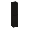 Brauer Joy Armoire colonne - 160x35x35cm - 2 portes poignée intégrée gauche/droite - Timber Black SW1200994