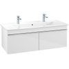 Villeroy en boch Venticello wastafelonderkast 115.3x42cm 2x lade glossy wit GA41458 Villeroy en boch Venticello wastafelonderkast 115.3x42cm 2x lade glossy wit GA41458
