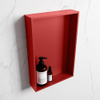 Mondiaz Easy nis 29.5x44.5x8cm voor Inbouw/opbouw 1 open vak Solid surface Fire/Fire SW643643