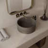 Ideavit Idea.deep vrijstaande wastafel - 39x15cm - rond - incl. pop-up afvoer - beton D5 SW1237677