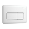 Hansgrohe IFrame Original Q Drukplaatvoor - dualflush - mat wit SW1413540