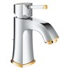 Grohe Grandera wastafelkraan met waste chroom/goud 0437817 Grohe Grandera wastafelkraan met waste chroom/goud 0437817