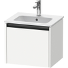 Duravit Ketho.2 meuble sous-lavabo 51x42x44cm adapté pour 1 vasque Panneau de particules blanc Mat SW772896