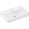 Hansgrohe Xanuia Q Wastafel/Fontein - 60x37cm - inbouw - 1 kraangat - met overloop - smartclean - compact - glans wit SW1164899