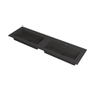 INK Kraft wastafel - 160x45x1cm - 2 wasbakken - 2 kraangaten - Quartz zwart SW439806