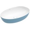 Villeroy en Boch Artis opzetwastafel ovaal 61x41x12.5cm zonder kraangat zonder overloop frost SW68819 Villeroy en Boch Artis opzetwastafel ovaal 61x41x12.5cm zonder kraangat zonder overloop frost SW68819