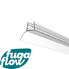 FugaFlow Efficiente Acces afwateringsprofiel/lekstrip/waterkering - universeel - 200cm inkortbaar - voor 6mm glas - transparant - Black Friday - SW1123810