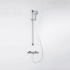 Fortifura Calvi douchekraan - met glijstangset - met ronde handdouche - gladde doucheslang - hoogglans chroom SW811945