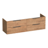 BRAUER Elevate meuble sous-lavabo 160 sans poignées rapportées 4 tiroirs à fermeture amortie et 2 découpes pour siphon - Chateau SW1200163