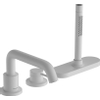 Hansgrohe Tecturis Mitigeur de bord de baignoire 3 trous et sbox blanc mat SW918638