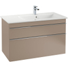 Villeroy & Boch Venticello Lavabo pour meuble avec lavabo droite 100x50cm avec 1 trou pour robinetterie (et 2 trous perçables) avec trop plein blanc 1025132