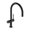 Hansgrohe Talis M54 ééngreeps keukenmengkraan 220 stopkraan vaatwasser Brushed Black Chrome SW1567401
