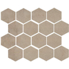 Ceralto Fiorno Mosaic Carreau mosaïque - 25x30cm - 9.5mm - rectifié - greige SW1129954