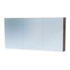 Saniclass Dual spiegelkast 140x70x15 indirecte LED verlichting 3 deuren legno antracite SW242145 Saniclass Dual spiegelkast 140x70x15 indirecte LED verlichting 3 deuren legno antracite SW242145