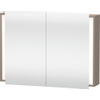 Duravit Ketho Spiegelkast 100x18x75cm rechthoek met verlichting dimbaar IP44 LED Basalt 0300814 Duravit Ketho Spiegelkast 100x18x75cm rechthoek met verlichting dimbaar IP44 LED Basalt 0300814