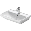 Duravit D-neo Wastafel - met waskom midden - met kraangat - met overloop - 65x44cm - met wondergliss - wit SW640532