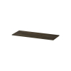 INK Plan de toilette - 120x45x2cm - pour meuble sous-vasque - MDF placage Charcoal SW493826