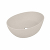 FugaFlow Eccelente Pietra Vasque - 45x32x12cm - solid surface - beige mat SW1587832