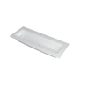 INK Faktor wastafel - 120x45x1.5cm - 1 wasbak - 1 kraangat - polystone wit glans SW207273