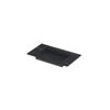 INK Post wastafel - 80x45x1cm - 1 wasbak - 0 kraangaten - keramiek Lauren black mat SW693228