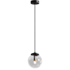 Sjithouse Furniture lampe globe plafond suspendu modèle rond 12cm 4000k noir mat SW723429