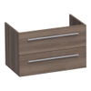Saniclass Exclusive Line onderkast 80.2x45.5x50cm hangend met 2 softclose lades MFC Legno Viola SW30712 Saniclass Exclusive Line onderkast 80.2x45.5x50cm hangend met 2 softclose lades MFC Legno Viola SW30712