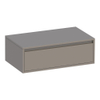 Saniclass New Future Thin onderkast 80.2x27x45.5cm met wastafelblad met softclose 0 deuren 1 lade Taupe hoogglans SW86436 Saniclass New Future Thin onderkast 80.2x27x45.5cm met wastafelblad met softclose 0 deuren 1 lade Taupe hoogglans SW86436