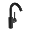 Hansgrohe Zesis S Robinet‑mélangeur pour lavabo – 21 cm – mono‑commande – CoolStart – bec pivotant – bonde à tirette – noir mat SW1388873