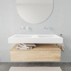 MONDIAZ ALAN 120cm badmeubel onderkast washed oak 1 lade Vrijhangende wastafel cloud dubbel zonder kraangat kleur talc SW408577 MONDIAZ ALAN 120cm badmeubel onderkast washed oak 1 lade Vrijhangende wastafel cloud dubbel zonder kraangat kleur talc SW408577