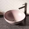 BOL BRAUER lavabo - 40x40cm - rond - céramique - mat rose pastel SW347806