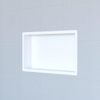 Saniclass Hide luxe inbouwnis 30x60x7cm RVS met flens wit SW641732 Saniclass Hide luxe inbouwnis 30x60x7cm RVS met flens wit SW641732