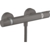 Hansgrohe Ecostat douchethermostaat Comfort opbouw Brushed Black Chrome SW295823 Hansgrohe Ecostat douchethermostaat Comfort opbouw Brushed Black Chrome SW295823