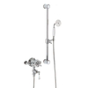 Crosswater Belgravia Glijstangset - opbouwkraan - 1 stand handdouche - chroom SW451340