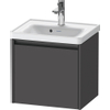 Duravit Ketho.2 Wastafelonderbouwkast - met 1 lade - 48.4x37.5x44cm - met greep antraciet - grafiet mat SW771833